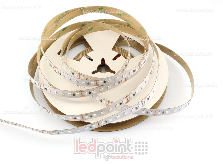 Striscia led 2835 24V IP20 520-525nm 120led/m