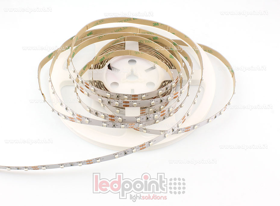 Striscia led 3528 12V IP20 520-525nm 60led/m