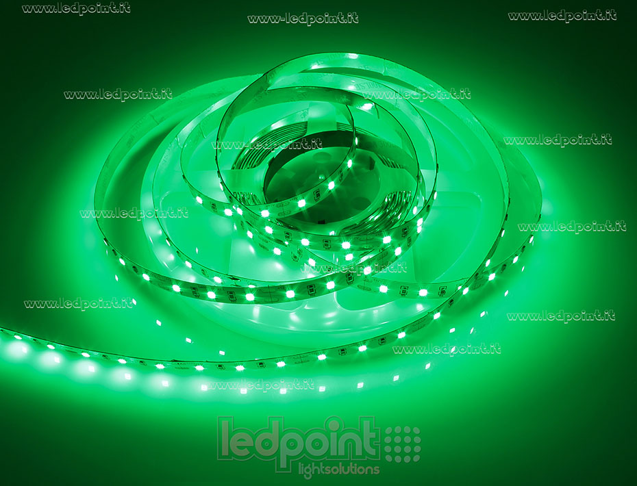 LED-Streifen 2835 12V IP20 520-525nm 60led/m