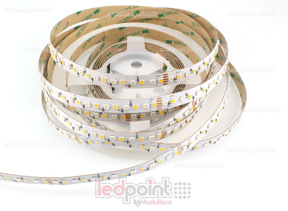 Striscia led 3838+2835 24V IP20 3000K 3step 70+70led/m