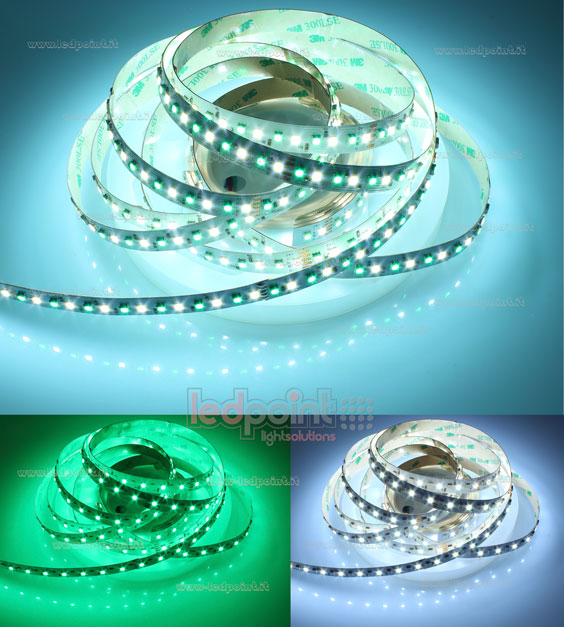 Striscia led 3838+2835 24V IP20 6000K 3step 70+70led/m Striscia led 3838+2835 24V IP20 6000K 3step 70+70led/m