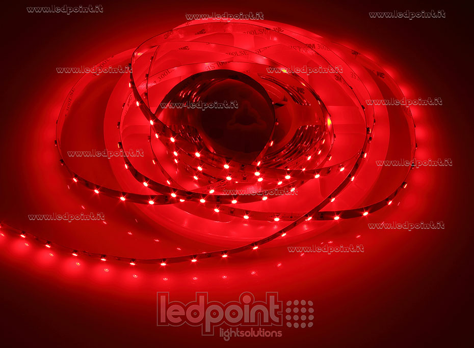 LED-Streifen 3528 24V IP20 620-623nm 60led/m