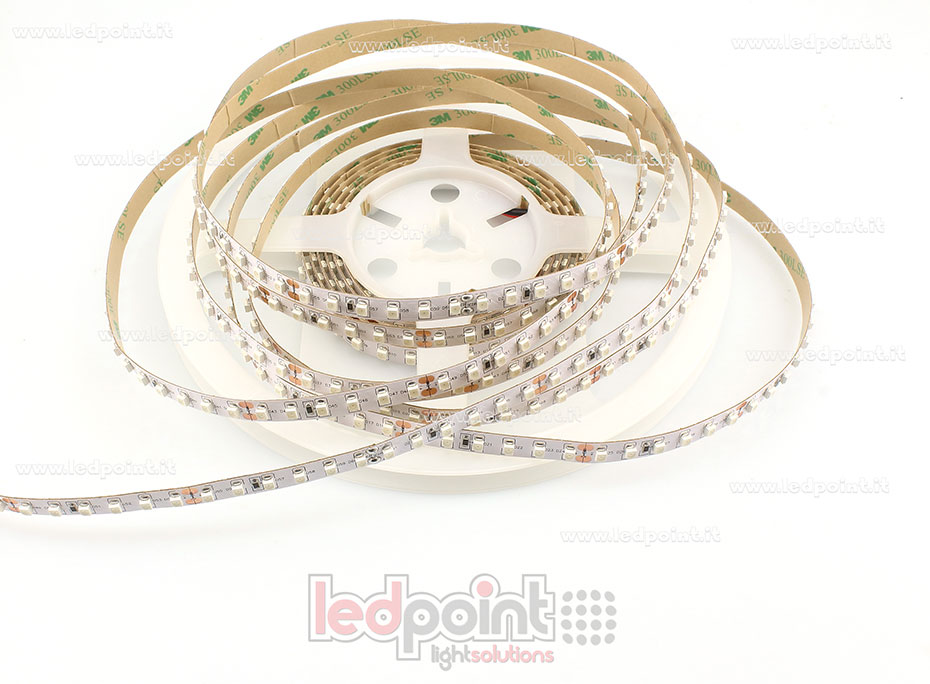 Striscia led 3528 24V IP20 620-625nm 120led/m