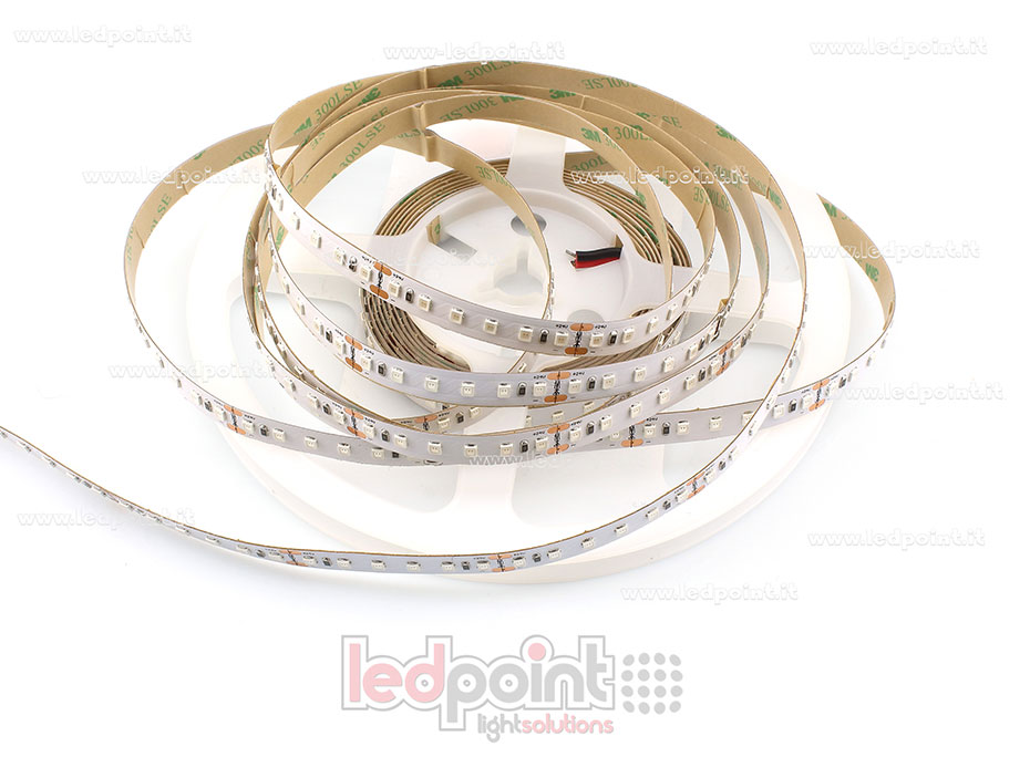 Striscia led 2835 24V IP20 620-625nm 120led/m