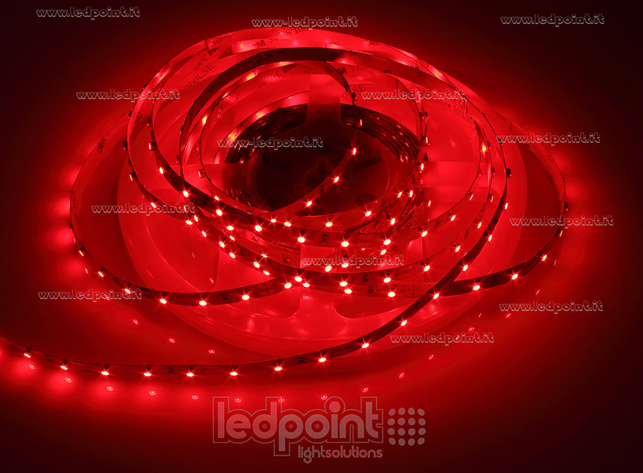 LED-Streifen 3528 12V IP20 620-623nm 60led/m