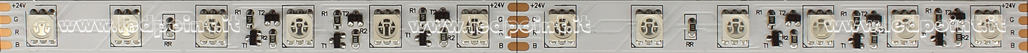 Led strip 5050 24V IP20 RGB 60led/m F52-RGB-060522A