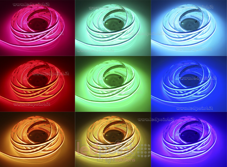 LED-Streifen COB 24V IP20 RGB 1080led/m LED-Streifen COB 24V IP20 RGB 1080led/m