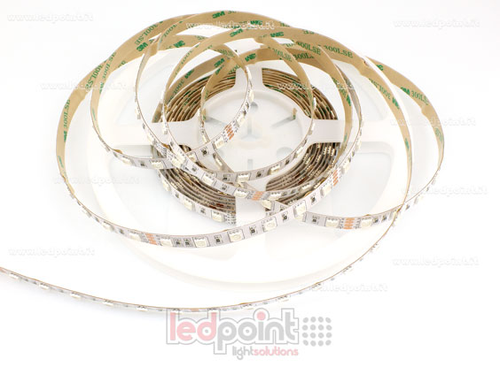 Striscia led 5050 24V IP20 RGB 60led/m