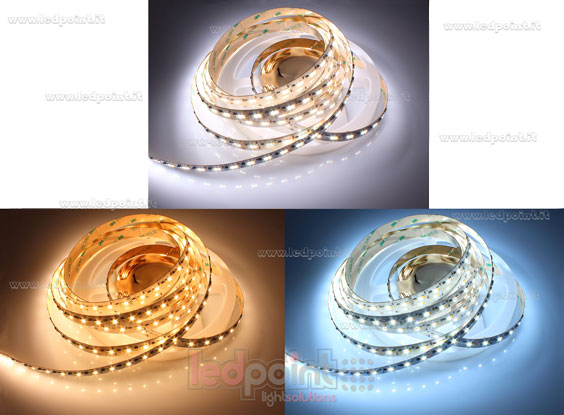 Striscia led 3838+2835+2835 24V IP20 RGBCCT 70+70+70led/m