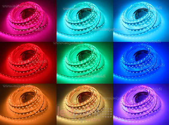 Striscia led 3838+2835+2835 24V IP20 RGBCCT 70+70+70led/m Striscia led 3838+2835+2835 24V IP20 RGBCCT 70+70+70led/m
