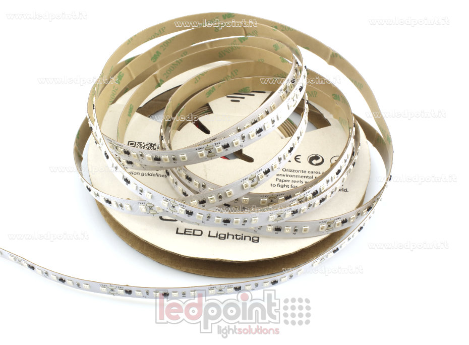 Striscia led 2835 24V IP20 365nm 120led/m