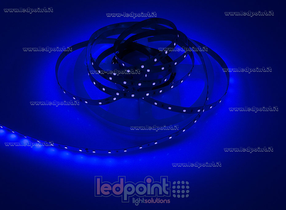 Striscia led 2835 24V IP20 380nm 60led/m
