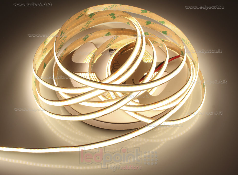 LED-Streifen COB 24V IP20 3000K 320led/m