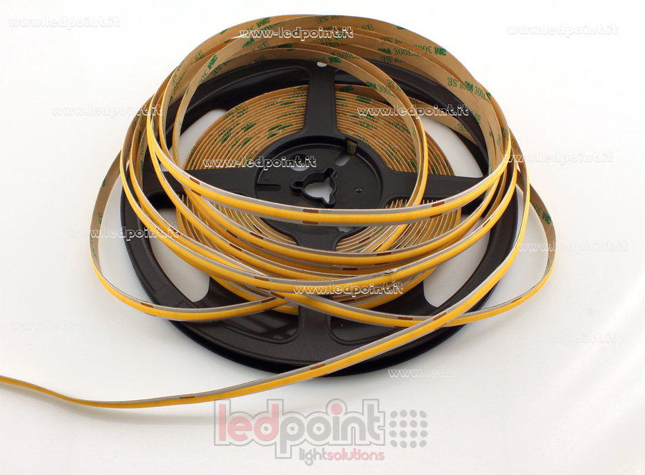 Striscia led COB 24V IP20 3000K 480led/m FA2-300-480OM2