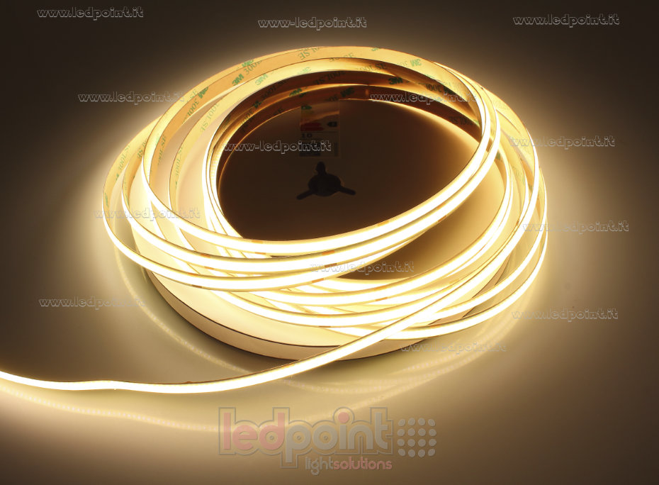 LED-Streifen COB 24V IP20 3000K 480led/m