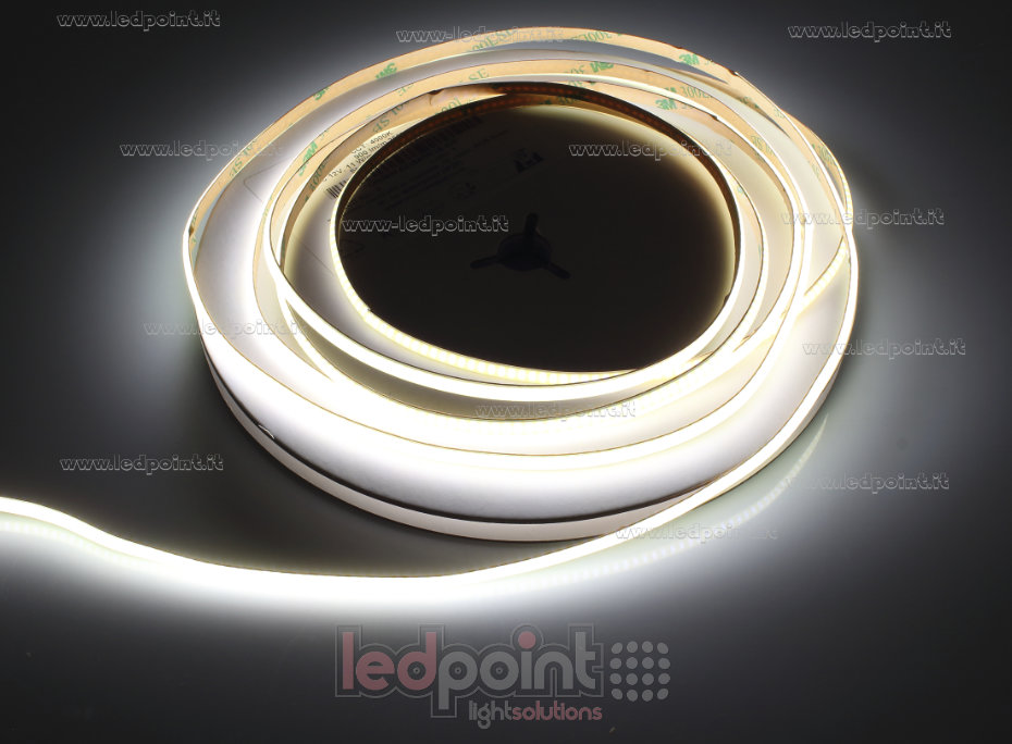 Striscia led COB 12V IP20 4000K 384led/m