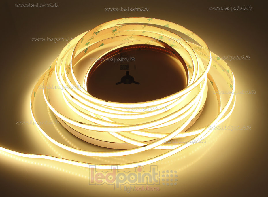 Striscia led COB 24V IP20 2700-6500K 600led/m