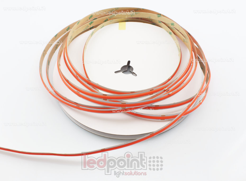Led strip COB 24V IP20 Red 480led/m