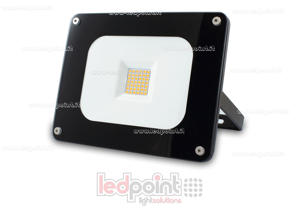 Floodlight da esterno 3000K 30W 230V nero