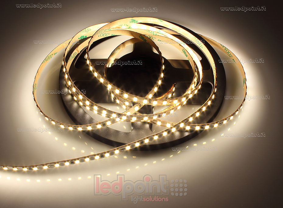 Striscia led 2835 24V IP20 3000-3200K 350