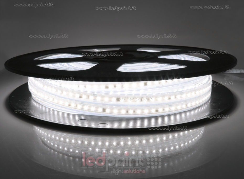 Striscia led 2835 230V IP65 4000K 120led/m