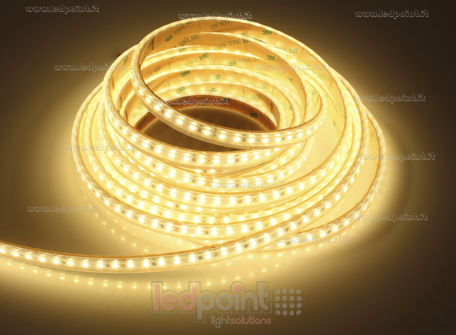 Striscia led 2835 24V IP65 2700K 3step 120led/m