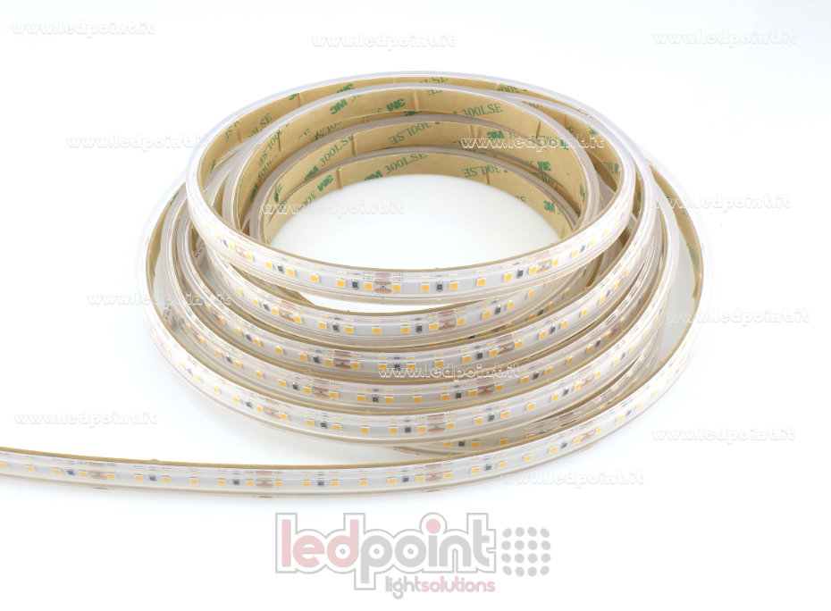 Striscia led 2835 24V IP65 3000K 3step 120led/m