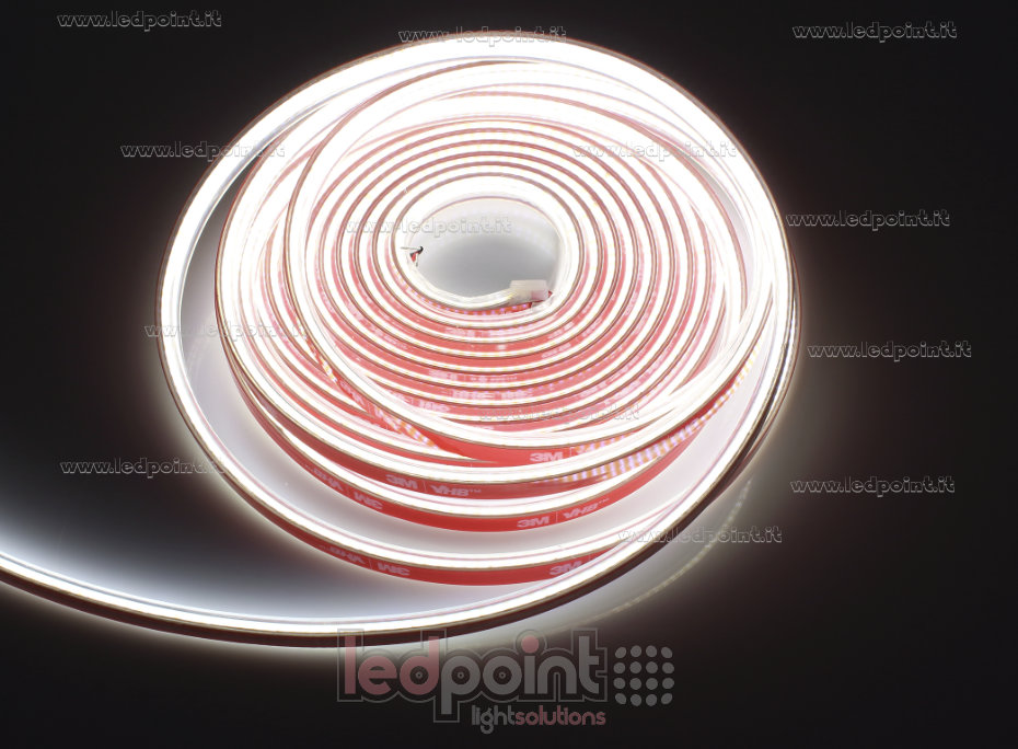 LED-Streifen COB 24V IP65 4000K 320led/m