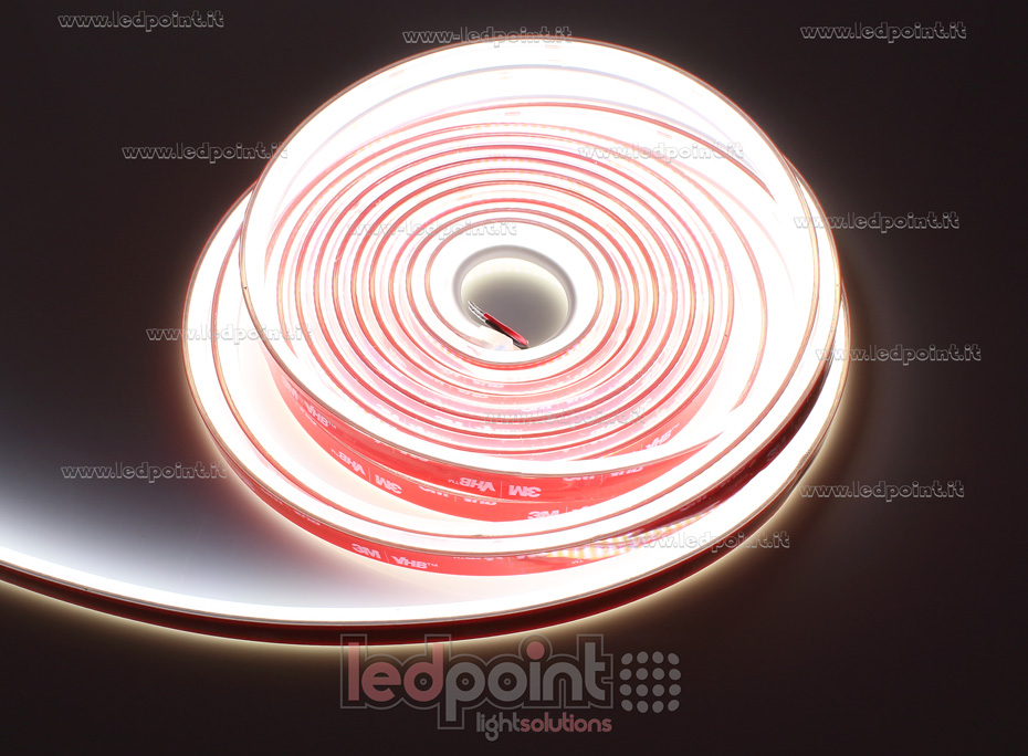 Striscia led COB 24V IP65 4000K 320led/m