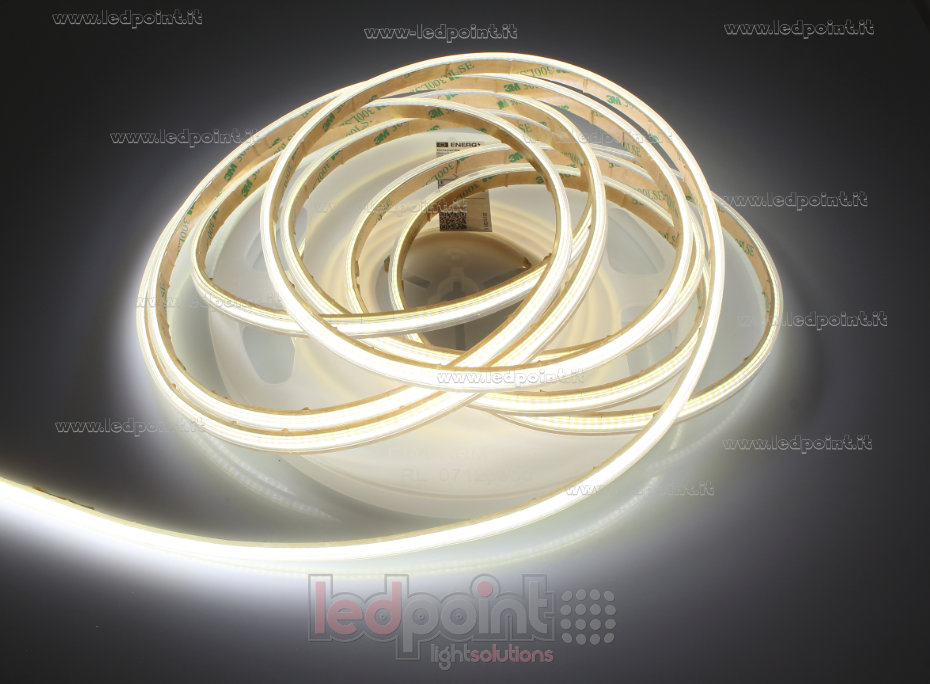 Striscia led COB 12V IP65 4000K 486led/m