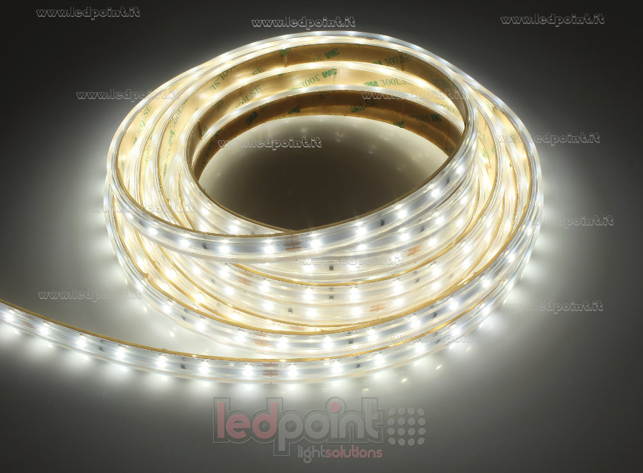 Striscia led 2835 24V IP65 4000K 3step 60led/m