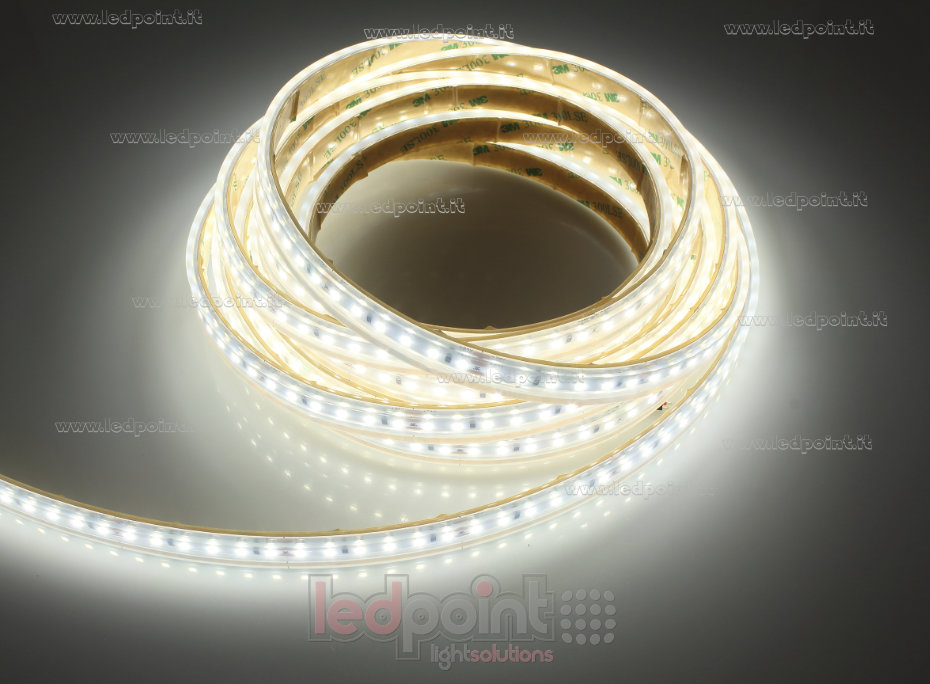 Striscia led 2835 24V IP65 4000K 3step 120led/m