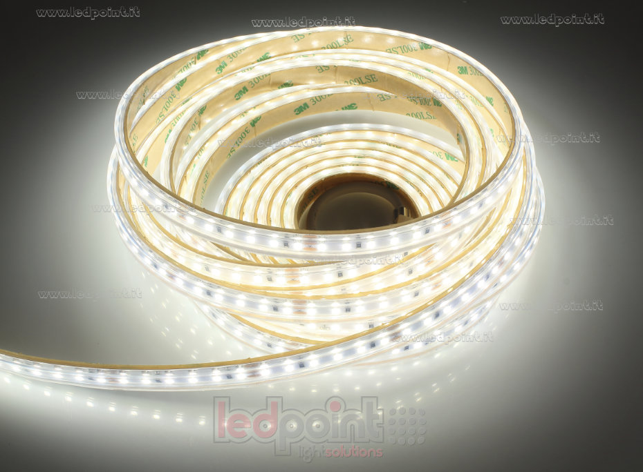 Striscia led 2835 24V IP65 4000K 3step 120led/m