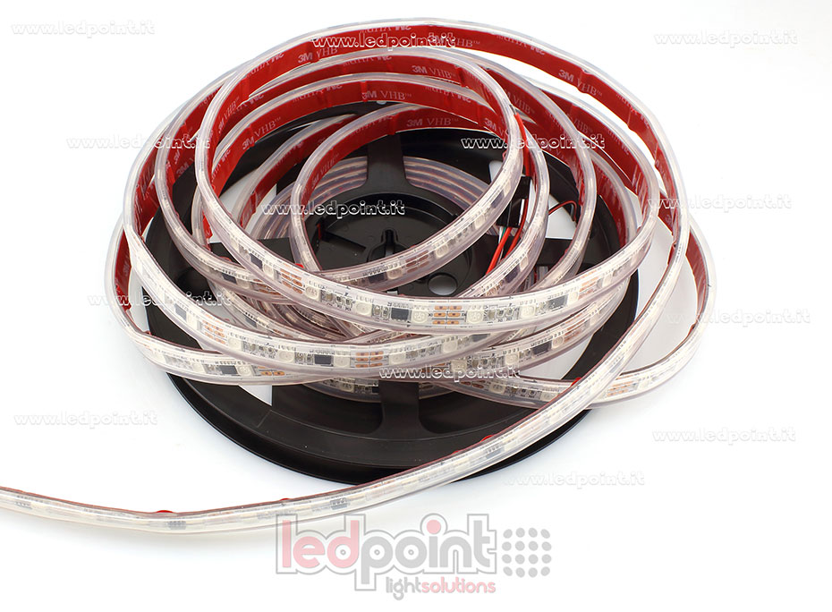 Striscia led 5050 12V IP65 RGB 60led/m