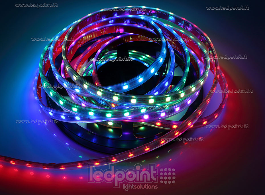 Striscia led 5050 12V IP65 RGB 60led/m