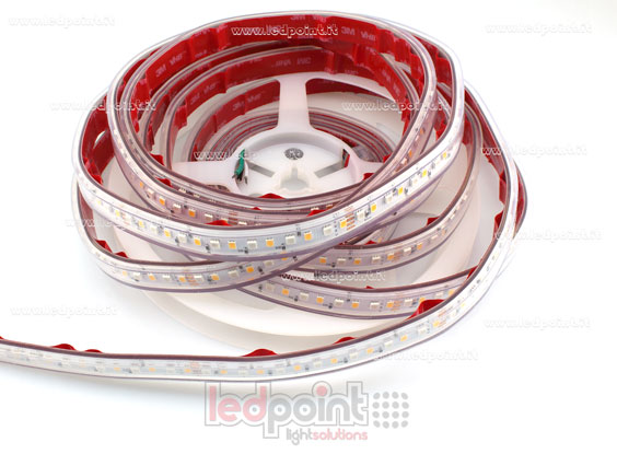 Striscia led 3838+2835 24V IP65 3000K 3step 70+70led/m