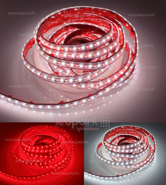 LED-Streifen 3838+2835 24V IP65 4000K 3step 70+70led/m LED-Streifen 3838+2835 24V IP65 4000K 3step 70+70led/m