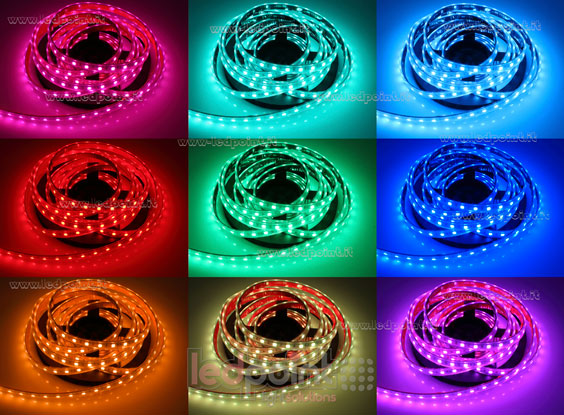 Striscia led 5050 24V IP65 RGB 60led/m Striscia led 5050 24V IP65 RGB 60led/m