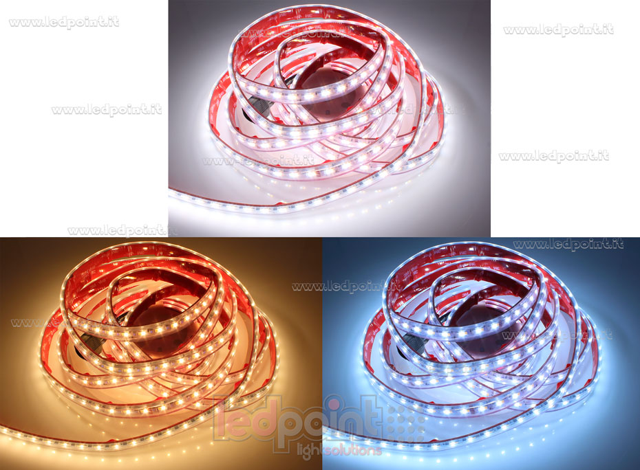LED-Streifen 3838+2835+2835 24V IP65 RGBCCT 70+70+70led/m