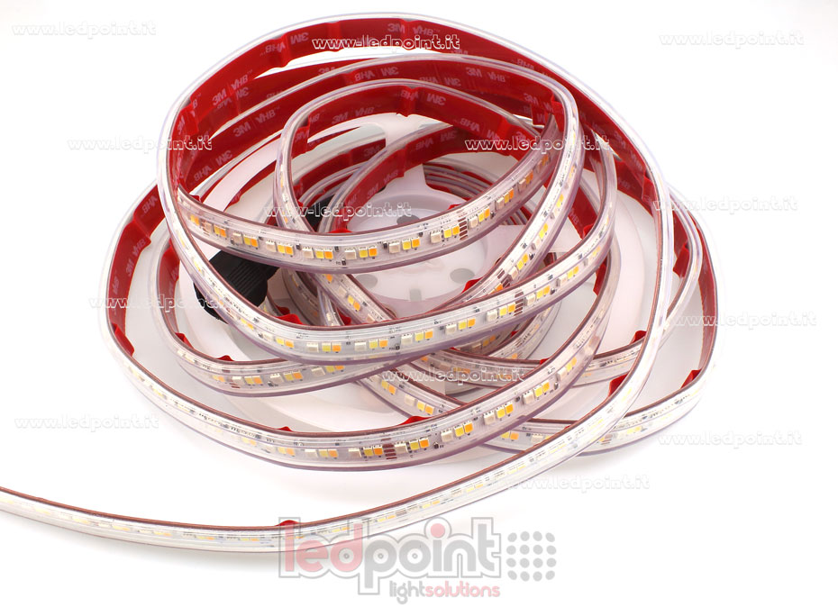 LED-Streifen 3838+2835+2835 24V IP65 RGBCCT 70+70+70led/m