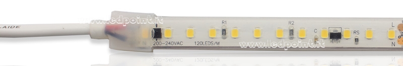 Striscia led 2835 220-240V IP67 4000K 120led/m L502-400T-1208CH/16 Striscia led 2835 220-240V IP67 4000K 120led/m L502-400T-1208CH/16