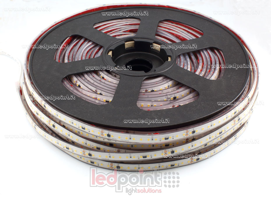 Striscia led 2835 220-240V IP67 4000K 120led/m L502-400T-1208CH/16