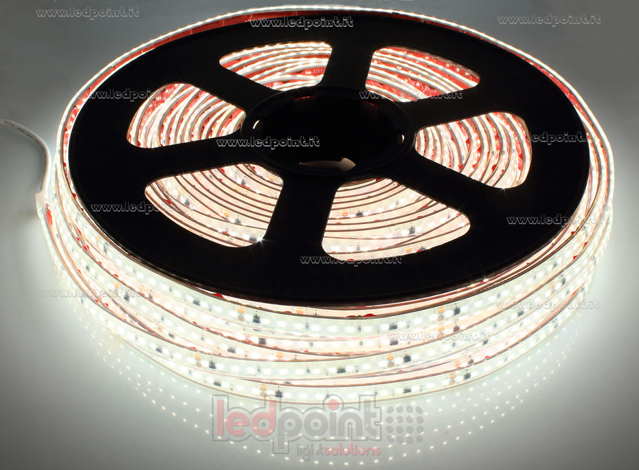 Striscia led 2835 220-240V IP67 4000K 120led/m L502-400T-1208CH/16