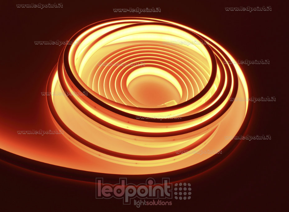 Striscia led 2025 24V IP67 Arancione 264led/m