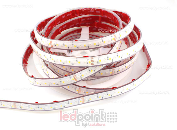 Striscia led 3838+2835 24V IP67 4000K 70+70led/m