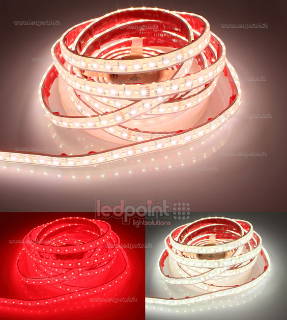 Striscia led 3838+2835 24V IP67 4000K 70+70led/m Striscia led 3838+2835 24V IP67 4000K 70+70led/m