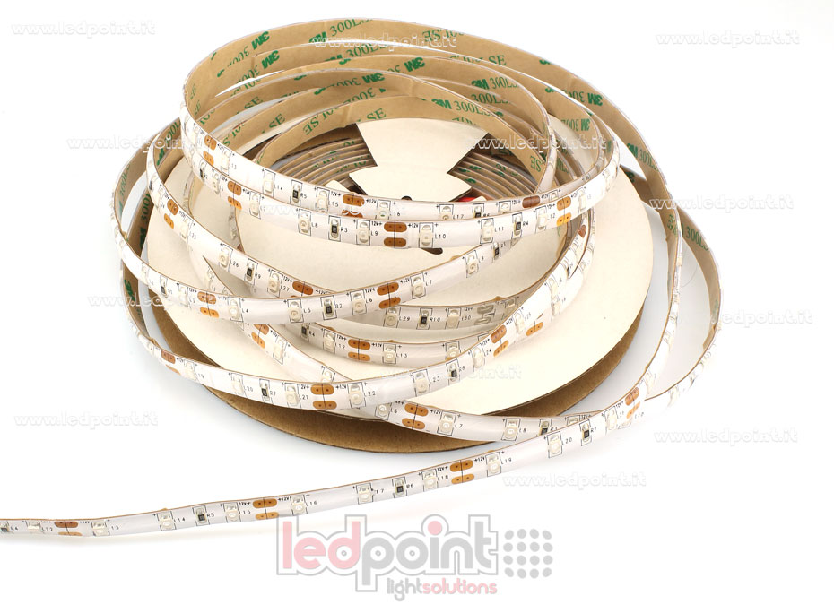 Striscia led 3528 12V IP53 467-470nm 60led/m