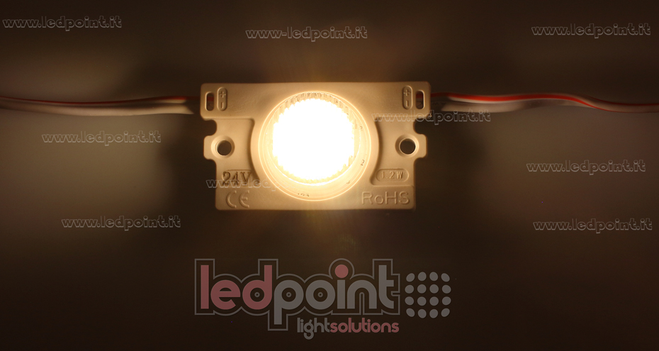 LED module 2835, 1,4W 24V, warm white 3000K, IP65 with 18°*50° lens LED module 2835, 1,4W 24V, warm white 3000K, IP65 with 18°*50° lens