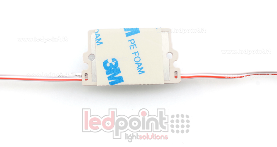 LED module 2835, 1,4W 24V, warm white 3000K, IP65 with 18°*50° lens LED module 2835, 1,4W 24V, warm white 3000K, IP65 with 18°*50° lens