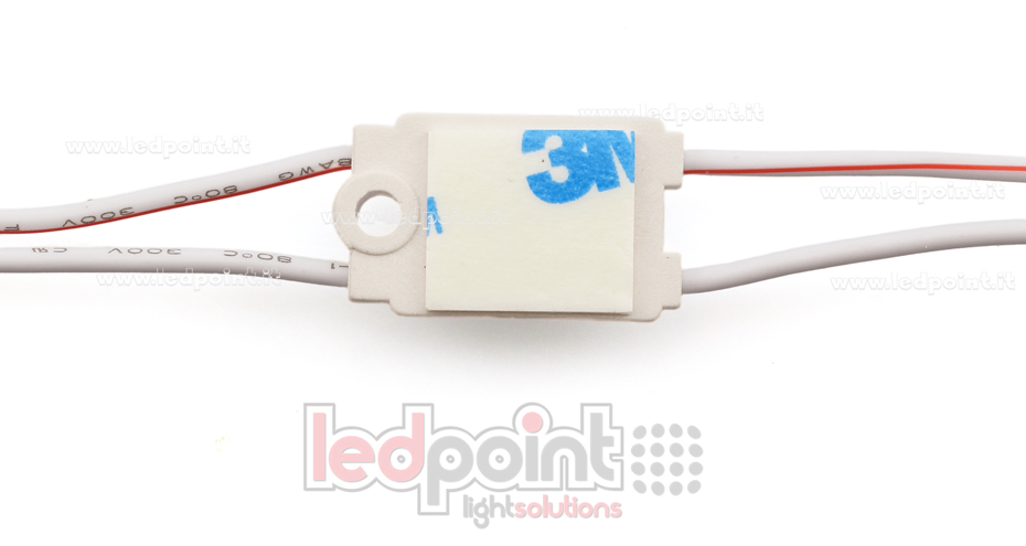 Modulo led 2835, 0,5W 24V, bianco caldo 3000K, IP65 con lente 175° Modulo led 2835, 0,5W 24V, bianco caldo 3000K, IP65 con lente 175°